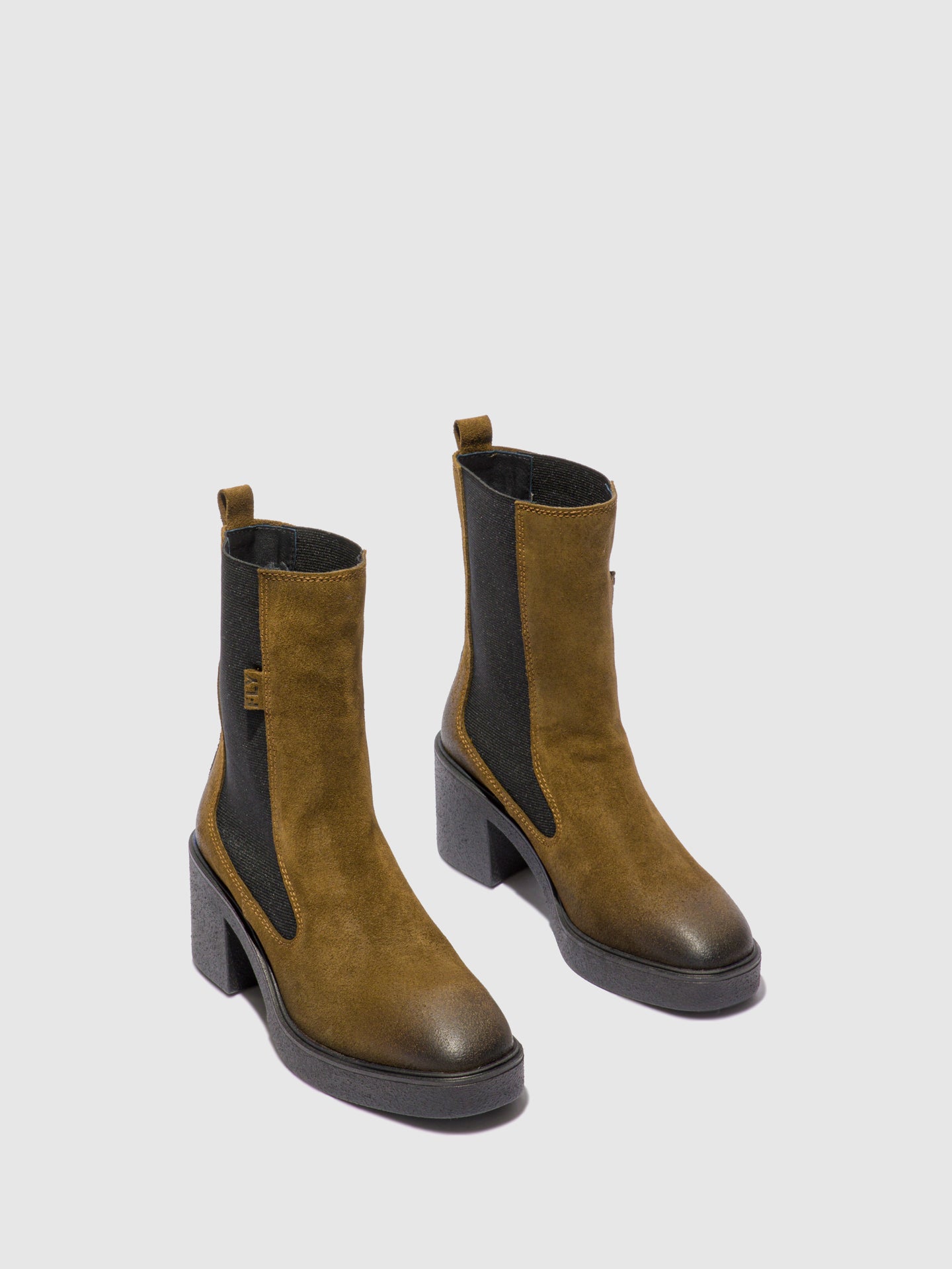 Fly London Botins Chelsea SIOU800FLY OILSUEDE SLUDGE